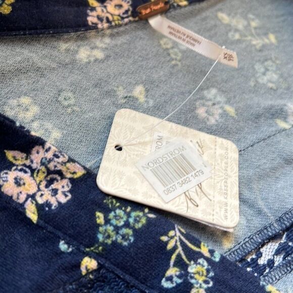 Free People Good Days Long Sleeve Minidress Size X-Small NWT - Picture 3 of 6